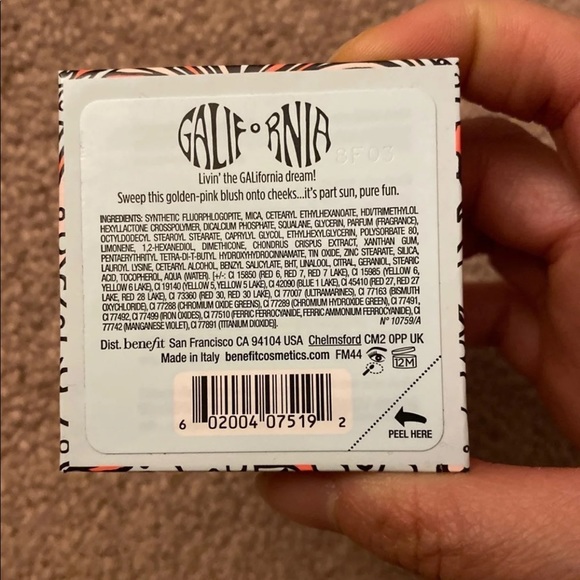 Benefit Cosmetics galifornia blush - Picture 2 of 6